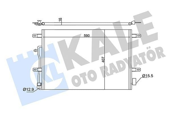 KALE 342410 | Klima Radyatörü (Kondenser) 01-05 Aı.A4-A6