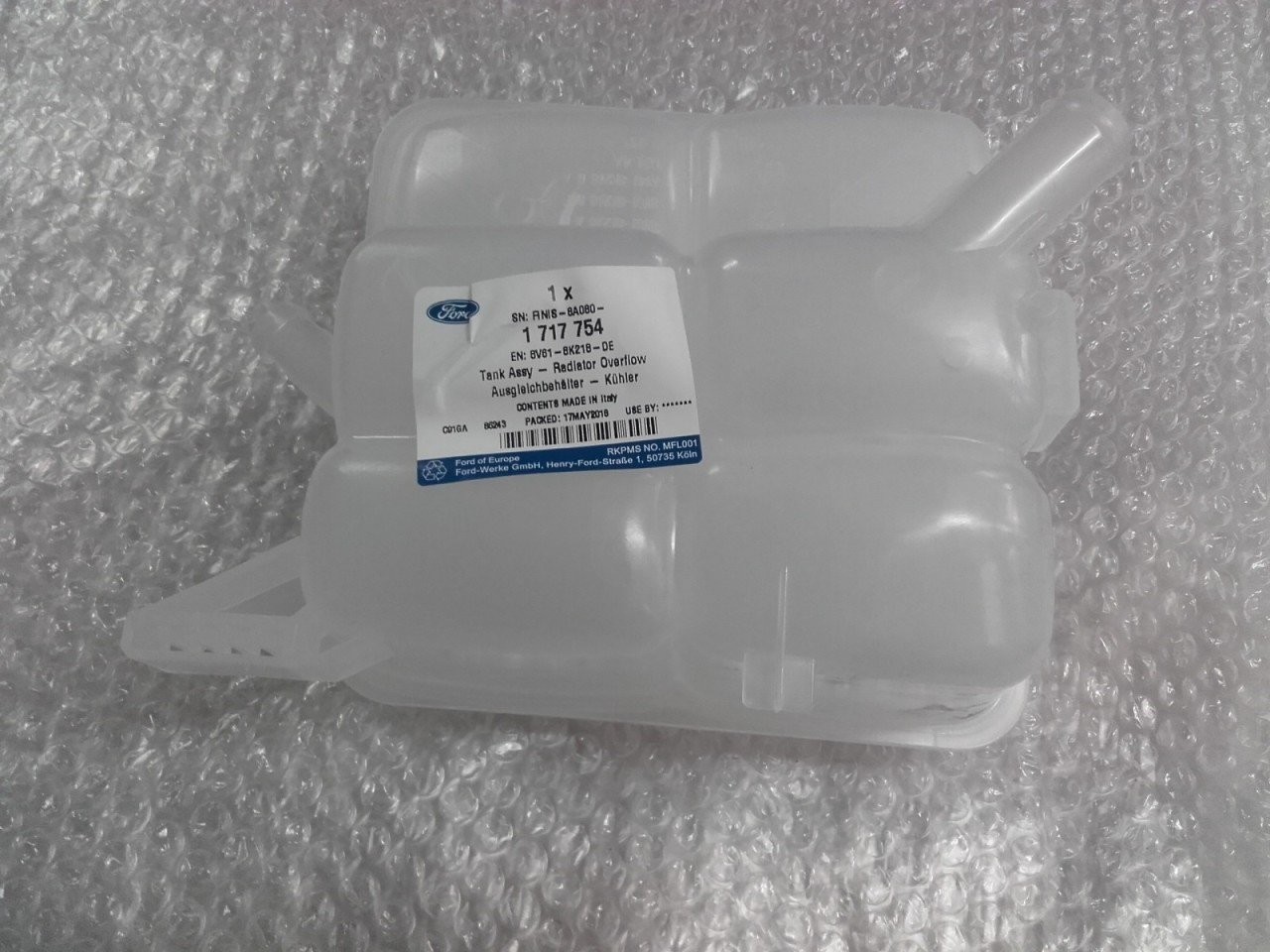 FORD OTOSAN 8V618K218DE | Focus 2011-2018 1.5-1.6 Dizel Radyatör Yedek Su Deposu Orijinal