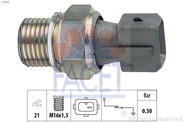FACET 7.0116 | Yağ Müşürü Nissan Micra 98 03 Mazda 3 03 09 P206 Partner Berlingo Boxer Jumper P307 P208 P308 P607 Partner Tepe Berlingo III P407 C5 C4 C2 C3 C1 P107 1.4 1.6 2.0 Fiesta 03 / > Focus II 04 / > Mondeo Galaxy C Max 07 / > Mini R55 R56