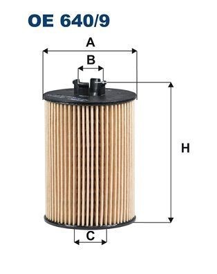 FILTRON OE640-9 | Yağ Filtresi 05-13 A-Seri (W169) B-Seri (W245)