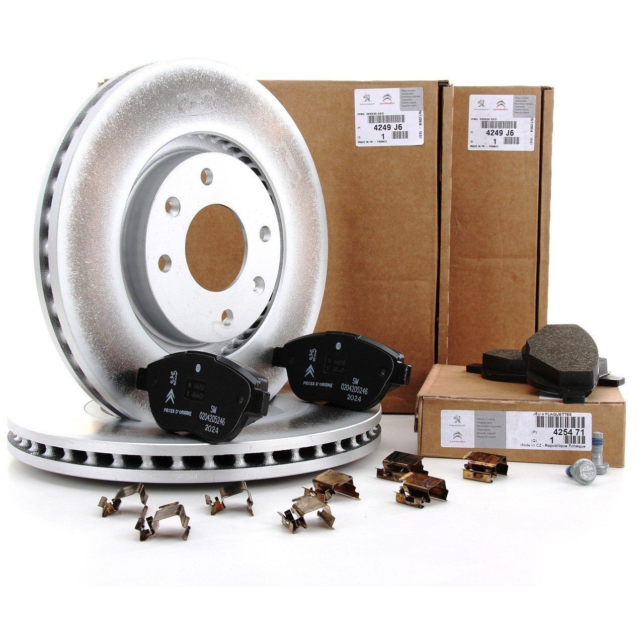 Citroen C3 2002-2009 Ön Fren Disk Ve Balata Takımı Orijinal