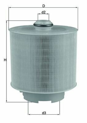 MAHLE LX1006-2D | Hava Filtresi A6 C6 (4F2) 04-112.0 TDI 2.0 TDI A6 C6 Avant (4F5) 04-112.0 TDI A6 08-11 2.0 TDI 2.0 TFSI Bre Blb