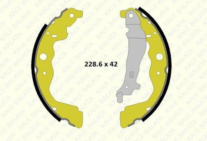 KALE B1243047005P-KF2 | Renault Captur 1.5 dCi Tüm Modeller Arka Fren Balata Takımı