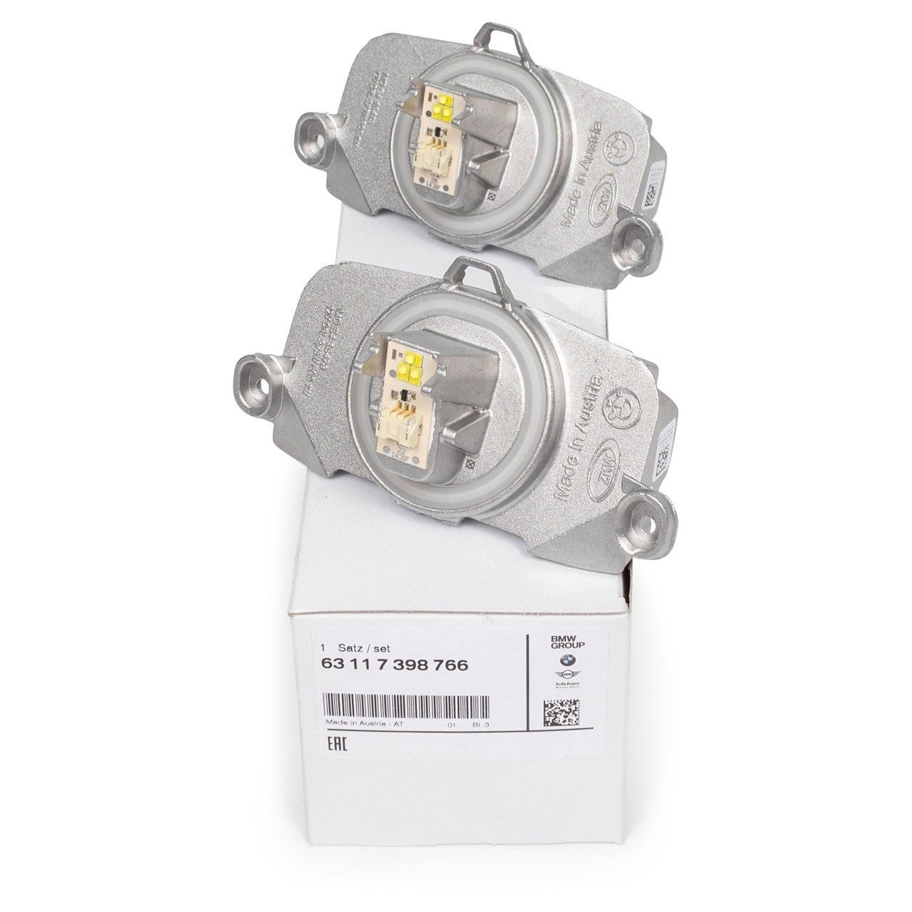 BMW 63117398766 | F30 Kasa Xenon Far Led Modül Takımı Set Orijinal