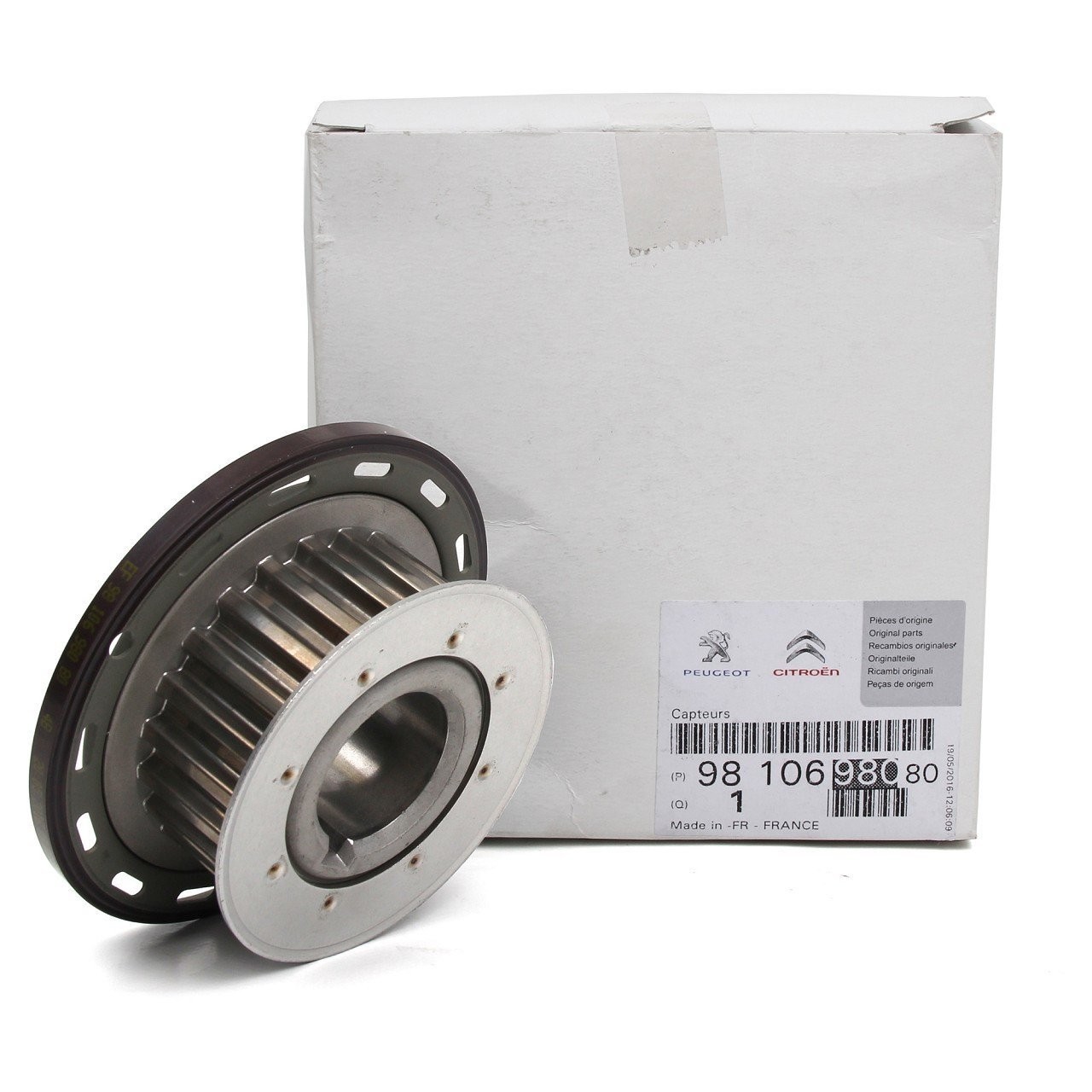 PSA 9810698080 | Peugeot 206+ 1.4 Hdi Krank Dişlisi Okuyuculu Orijinal
