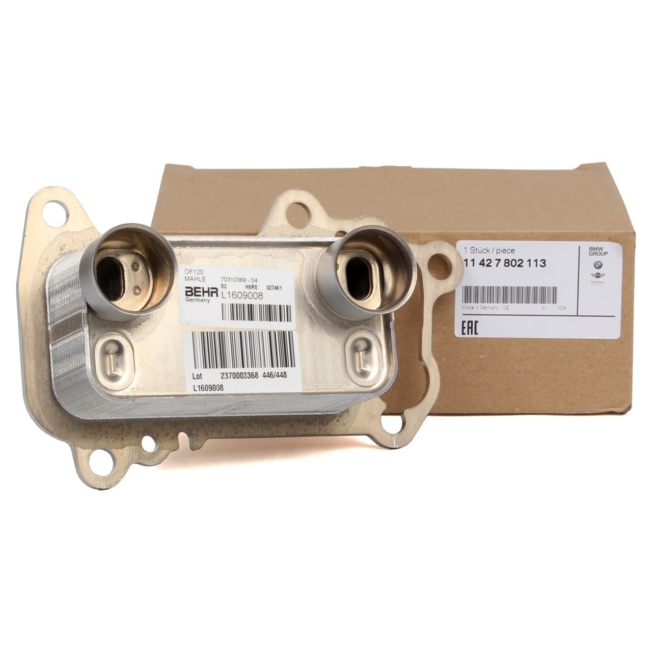 BMW 11427802113 | E87 Kasa 120d N47 Motor Yağ Soğutucu Radyatörü Orijinal (11427802113)