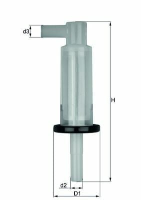 MAHLE KL33OF | Yakıt Filtresi (Seffaf Pıpo Tip) W202 93-00 W124 93-95 W460 87-92 W123 79-85
