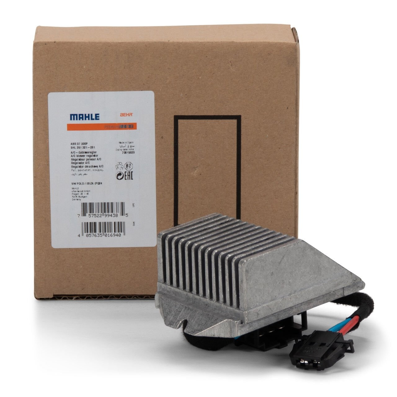 BEHR-MAHLE 5HL351321-281 | Seat Cordoba 2005 Model Klima Kalorifer Fan Rezistansı