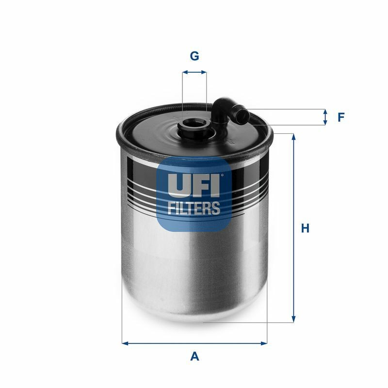 UFI 24.429.00 | Yakıt Filtresi (Mercedes Om611-Om612 / C-Serisi (W203) 01-07 / CLK (C209) 02-09)