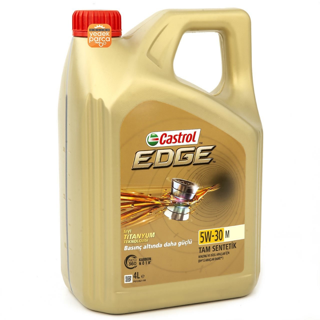 CASTROL 5W30-M4 | EDGE 5W-30 M Serisi 4 Litre (BMW-Mercedes BENZ Onaylı) Üretim Yılı