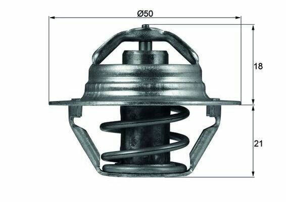 MAHLE TX10089D | Termostat 89°C Clo-Kng-Mgn-Lgn-Logan 1.4İ-1.6İ