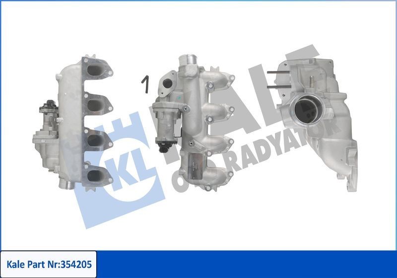KALE 354205 | EGR Emme Manıfoldlu Ford C Max 05<07 Focus II Galaxy 06<15 Connect 03-14 1.8Tdcı