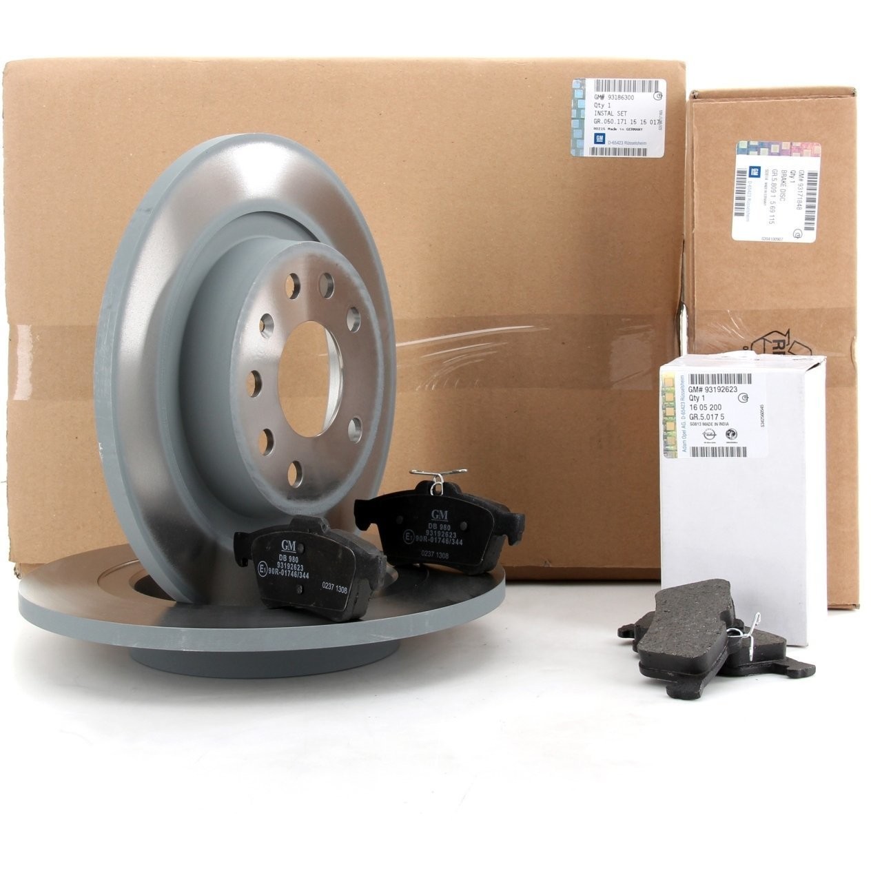 PSA 93186300 | Opel Vectra C Arka Hava Kanalsız Fren Disk Balata Takım Seti Orijinal