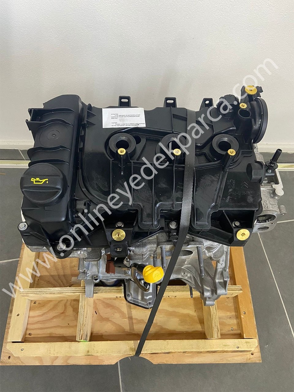 PSA 1608514580 | Citroen C-Elyse 1.2 Benzinli Turbosuz Komple Motor Sıfır Faturalı
