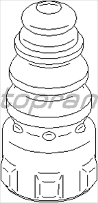İTHAL 113450016 | Volkswagen Passat CC 2009-2016 Model Arası Arka Amortisör Sarı Takoz