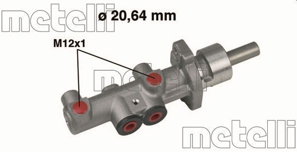 METELLI 05-0404 | Ana Merkez VW Polo 02- 20,64 Fte + ABS