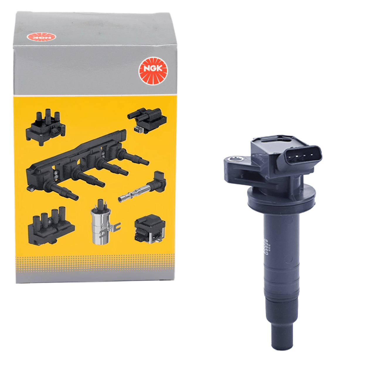 NGK 48107 | Ateşleme Bobini Corolla 1.6 2000-2006 / Yaris 1.0 2006-2013 / Avensis 2003-2008 (4 Fişli)