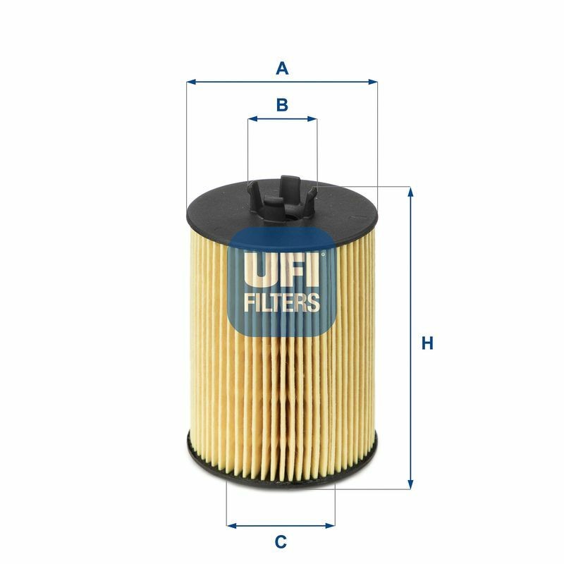 UFI 25.063.00 | Yağ Filtresi 05-13 A-Seri (W169) B-Seri (W245)