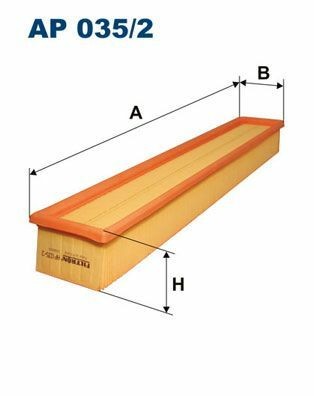 FILTRON AP035-2 | Hava Filtresi 00-03 C-Seri (W203)