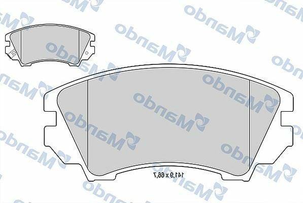 MANDO MBF015254 | Fren Balata Ön 09-Insignia (Jant:17) *U.K**