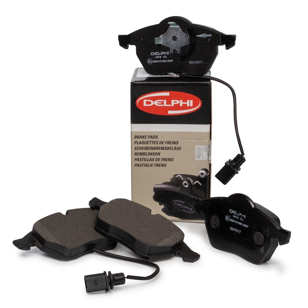 DELPHI LP1672 | Audi A4 2005-2008 Ön Fren Balata Takımı
