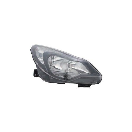 DEPO 442-1169RMLEM2B | Opel Corsa D Makyajlı Ön Sağ Far Füme Renkli