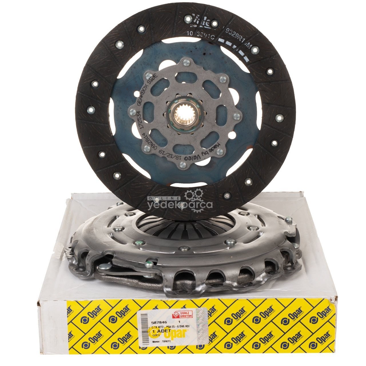 OPAR 587846 | Opel Corsa F 1.5 Dizel Debriyaj Seti Baskı Balata Orijinal