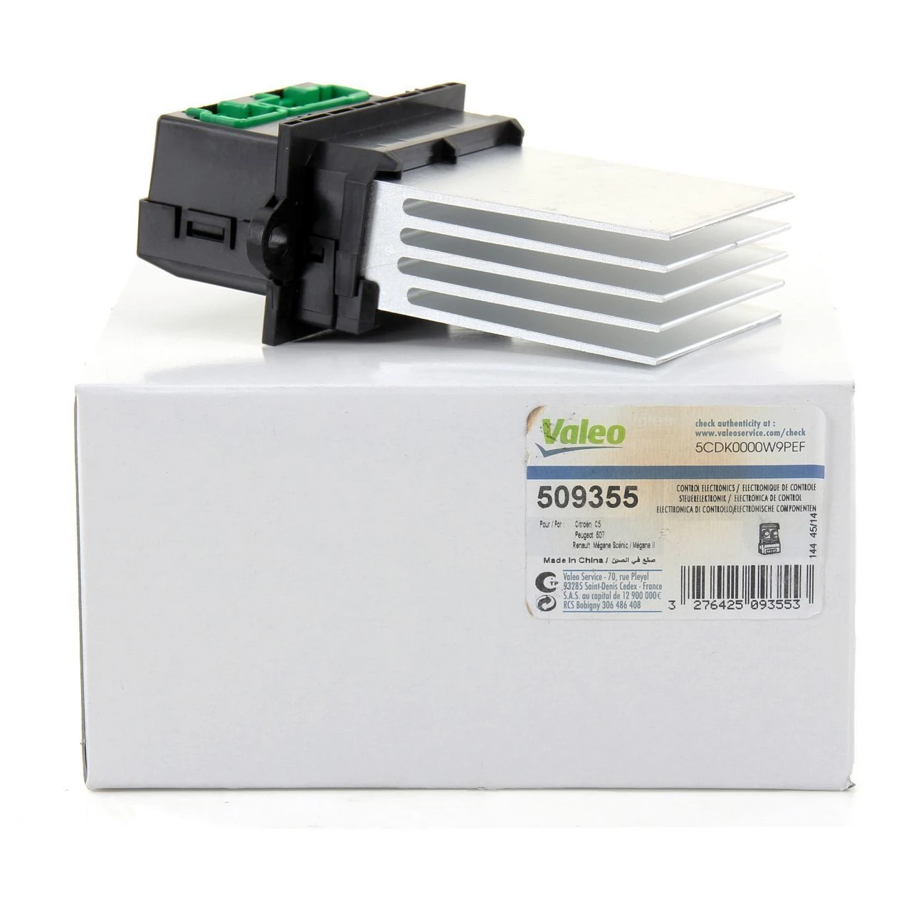 VALEO 509355 | Citroen C2 Kalorifer Modülü (Hız Ayar Ünitesi) Orijinal