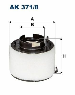 FILTRON AK371-8 | Hava Filtresi 08-Aı.A4-A5-Q5 2.0Tdi