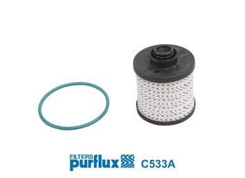 PURFLUX C533A | Mazot Filtresi 14-Pt.208-301-308-508-2008-3008-5008-C3-C4-C5-Ds3-Prt-Brl-Exp-Jmp 1.6-2.0Hdi Euro6