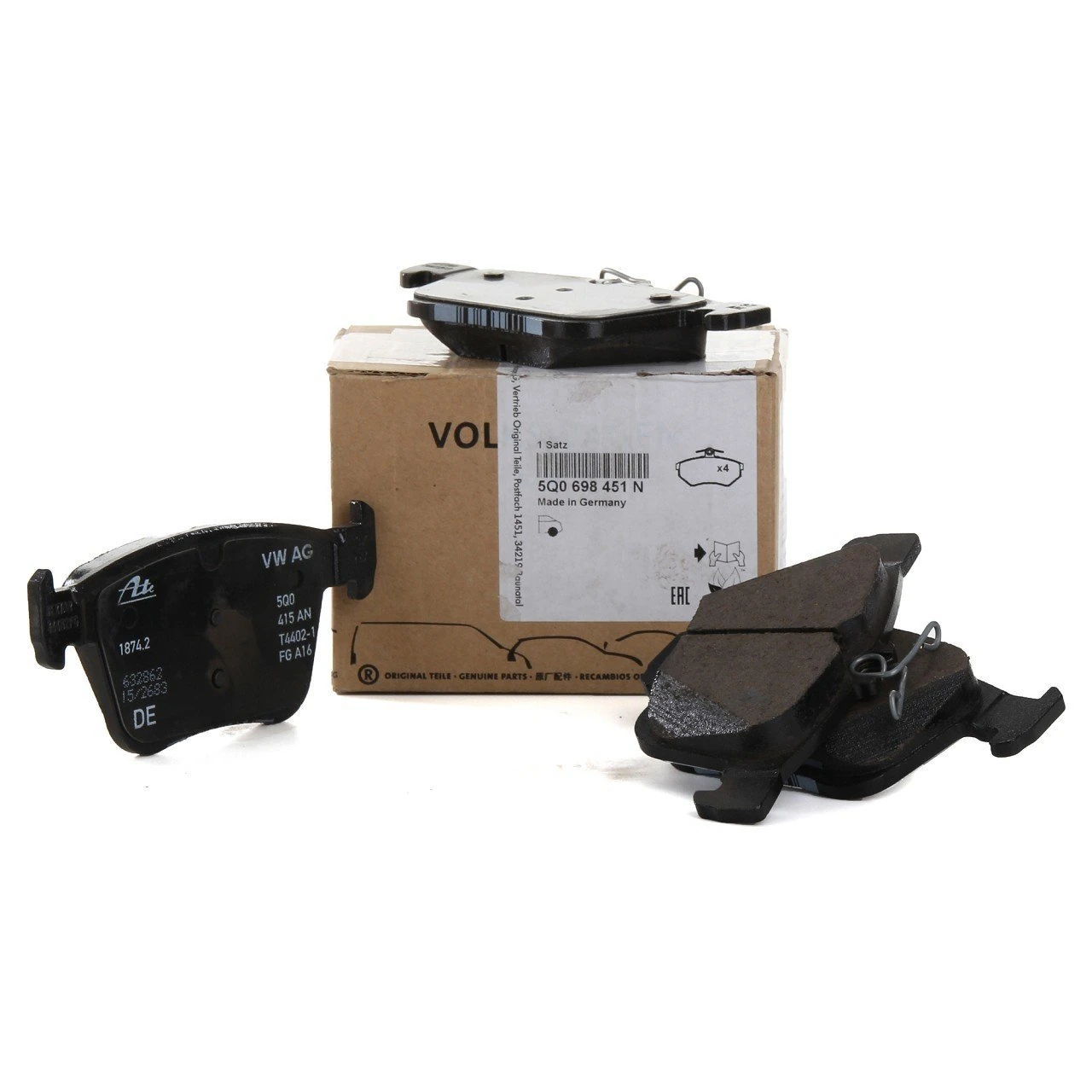 VAG / ORJINAL 5Q0698451AD | Volkswagen Tiguan 2015 Model Sonrası Arka Fren Balata Takımı /Orijinal Marka