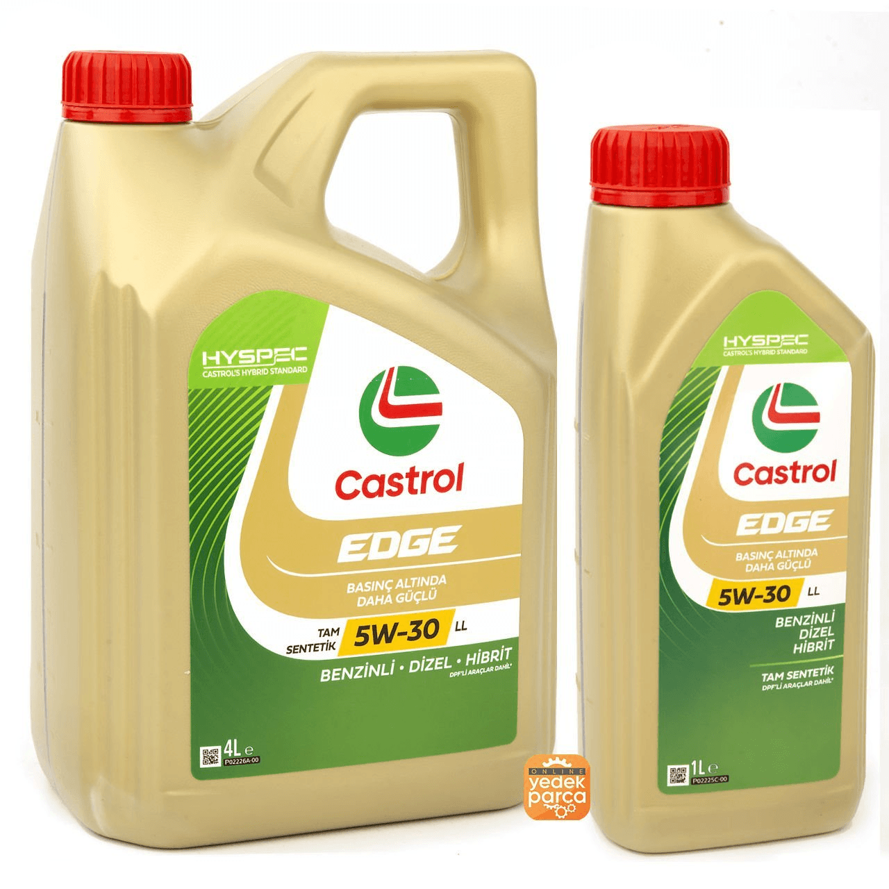 Castrol Edge 5W-30 LL Motor Yağı 4+1 Litre (5 Litre)