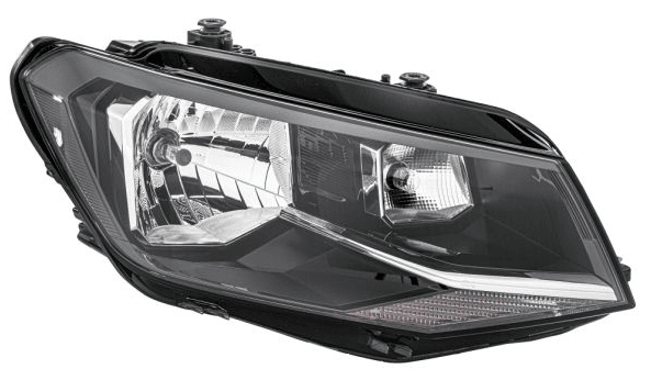 İTHAL 2K1941016B | Volkswagen Caddy 2015 Sonrası Sağ Far Siyah Zemin Wisco Marka