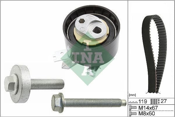 INA 530084310 | Renault Megane 4 2019- 1.5 Blue dCi Euro 6 Motor Triger Seti