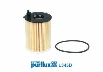 PURFLUX L343D | Yağ Filtresi 02-206-301-307-407-C3-C4-Fcs-1.4-1.6Hdi