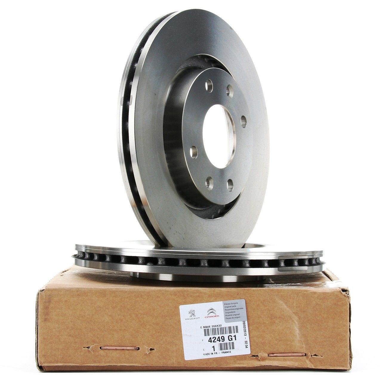 PSA 4249.G1 | Citroen C3 2002-2015 Ön Fren Disk Takımı Orijinal