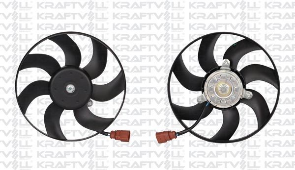 KRAFTVOLL 08120025 | Fan Motoru (Küçük Olan 200W 296mm) Passat 06-15