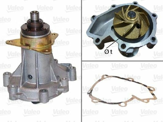 VALEO 506078 | Su Pompası Mercedes W124 Motor Soğutma Bınek (Ithal)