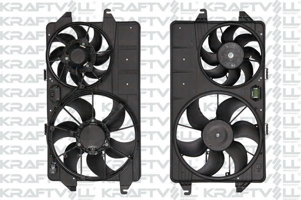 KRAFTVOLL 08120005 | Fan Motoru Komple (Çift Fanlı) Ford Tourneo Connect 02-14