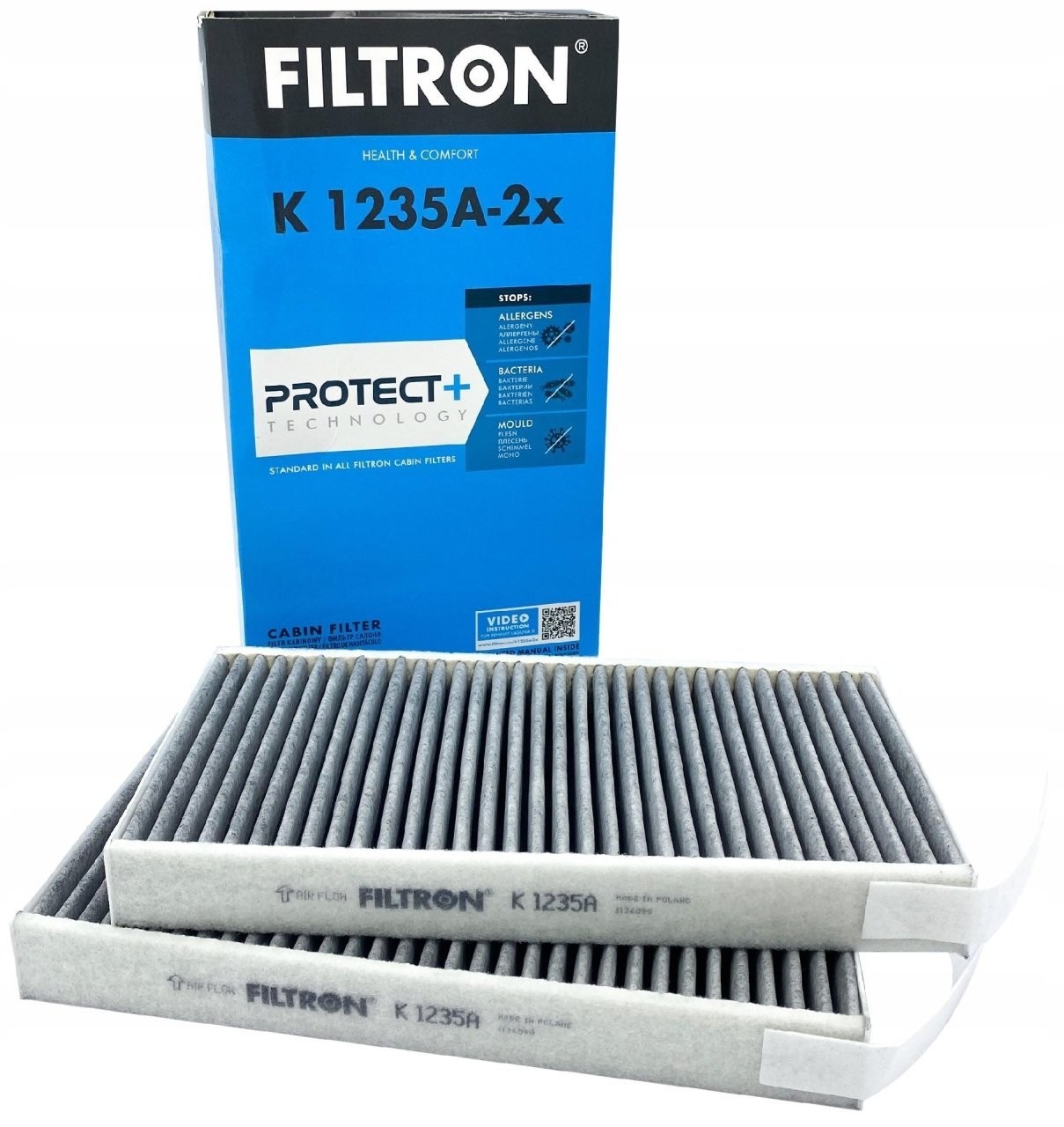 FILTRON K1235A-2X | Renault Laguna III Polen Filtresi Çiftli