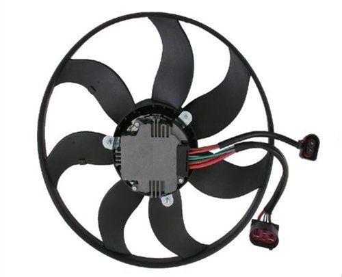 İTHAL 1K0959455FR | Skoda Octavia 2004-2012 Model Arası 1.6 TDI Motor Fan Motoru Sol Taraf Büyük