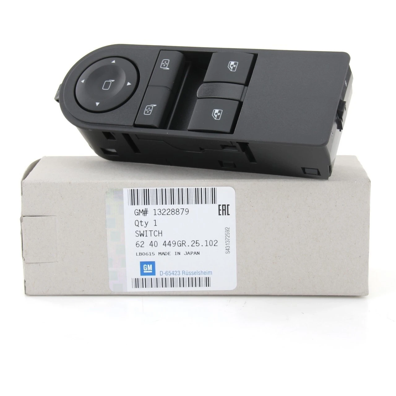 PSA 13228879 | Opel Astra H Ön Sol Cam Kaldırma Düğmesi ikili Orijinal