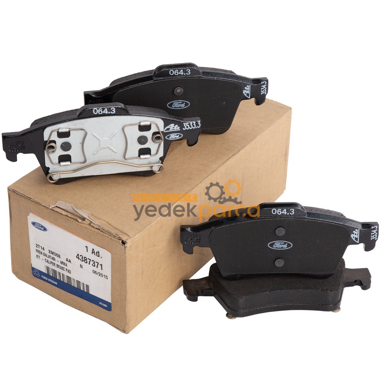 FORD OTOSAN 2T142M008A1A | Connect 2003-2013 Abs li Diskli Tip Arka Balata