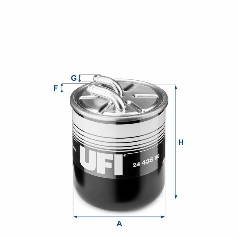 UFI 24.436.00 | Yakıt Filtresi (Mercedes Om642-646 / Spr / 639 / 203 / 211 / 245 / 300C)
