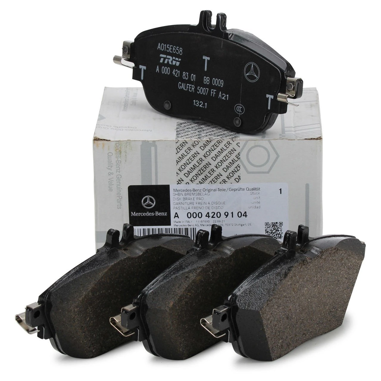 MERCEDES-BENZ A0004209104 | A Serisi W176 Kasa AMG Ön Fren Balatası Orijinal