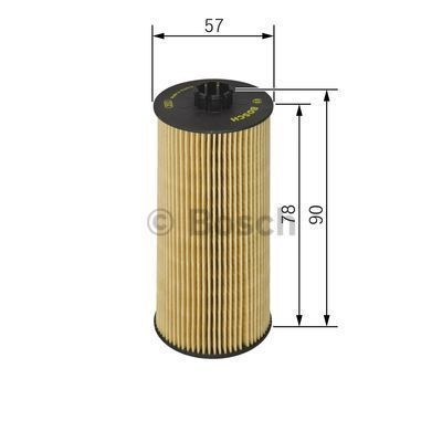 BOSCH 1457429306 | Mercedes W169 Kasa Benzinli (266 motor) Yağ Filtresi