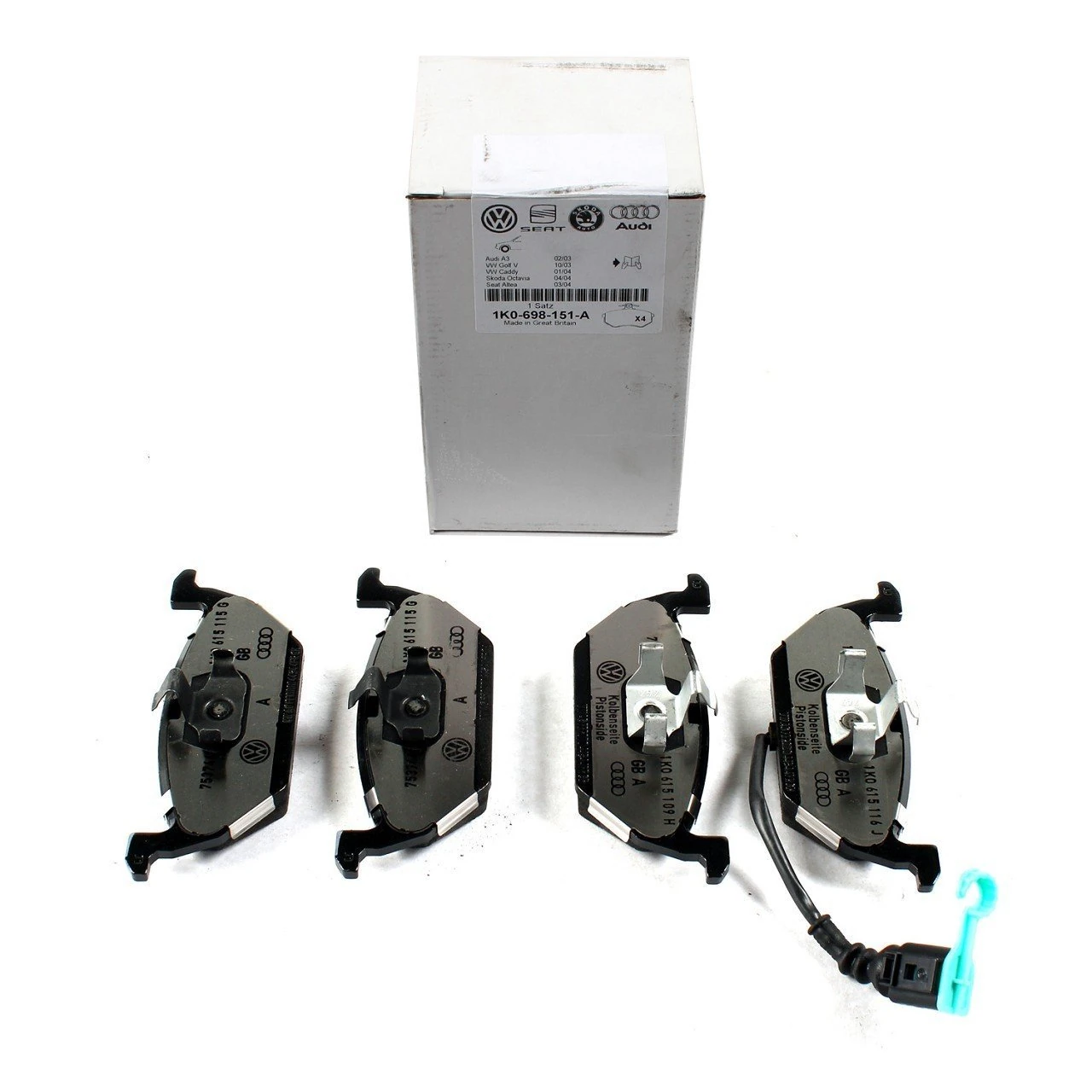 VAG / ORJINAL 1K0698151A | Skoda Yeti Ön Fren Balatası Orijinal