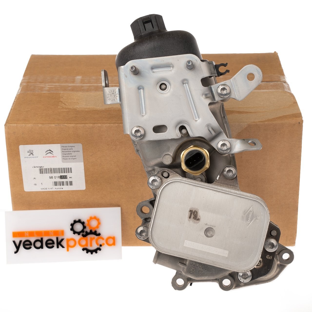 PSA 9801622280 | Peugeot 3008 1.6 Bluehdi Euro6 Yağ Soğutucu Orijinal