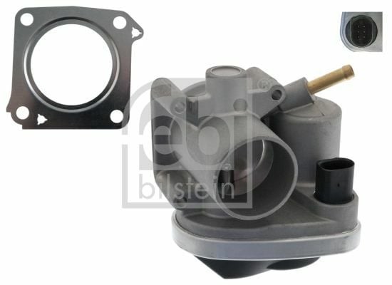 FEBI BILSTEIN 104107 | Gaz Kelebegı (Boğaz Contalı) Caddy Golf IV Polo Cordoba Leon Toledo II Fabia Octavia Bca Aua 97-10