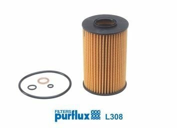 PURFLUX L308 | Yağ Filtresi BMW M40 M43 M44 E30 E36 E46 E34